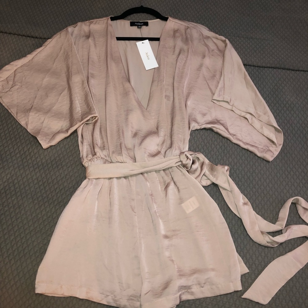 NWT Satin Romper